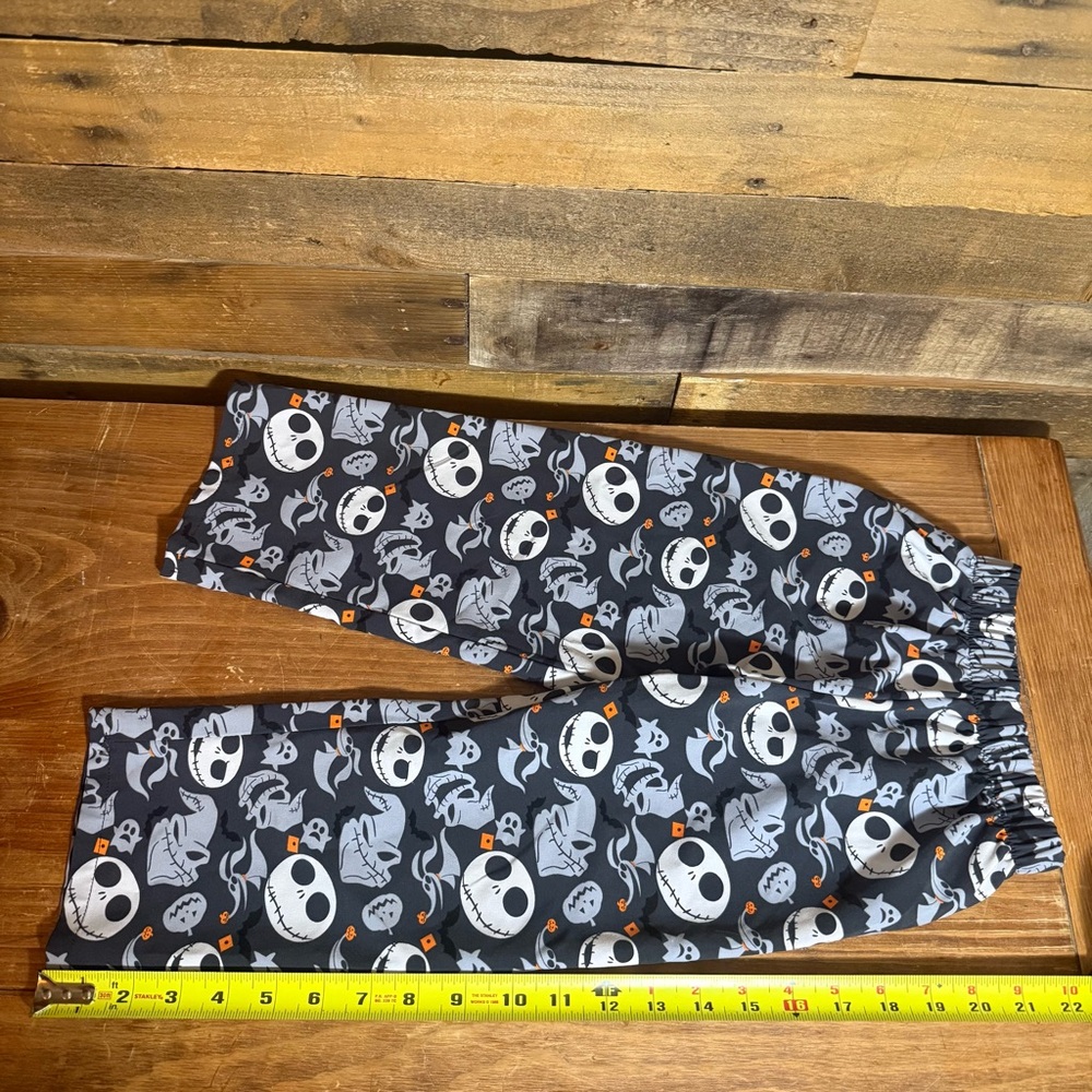 Tooniforms Kids Nightmare Before Christmas Scrub Set Small‎ Oogie Boogie & Jack - Picture 5 of 9